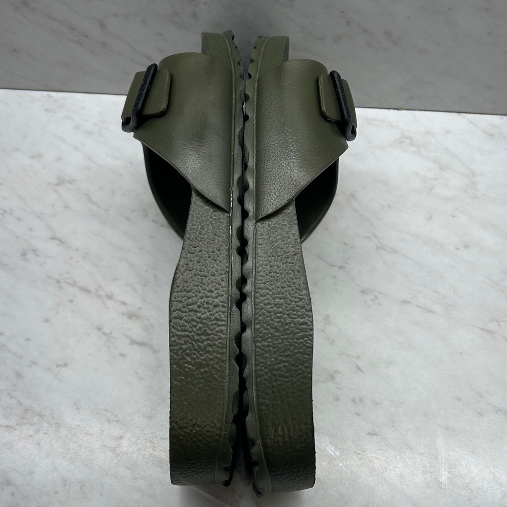 Birkenstock Madrid Essentials Dark Green Slide Sandals Women’s Size 8 (39) - Picture 5 of 5
